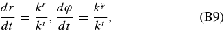 Equation (B9)