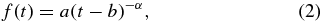 Equation (2)