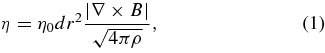 Equation (1)
