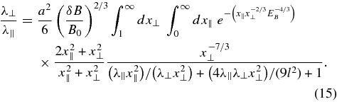 Equation (15)