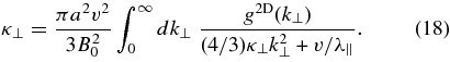 Equation (18)