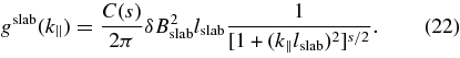 Equation (22)