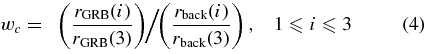 Equation (4)