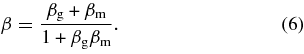 Equation (6)