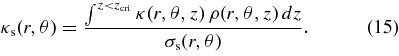Equation (15)