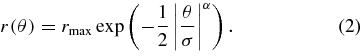 Equation (2)