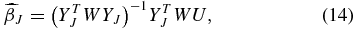 Equation (14)