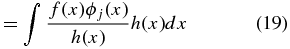 Equation (19)