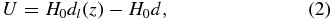 Equation (2)