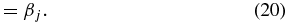 Equation (20)
