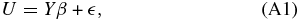 Equation (A1)