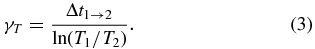 Equation (3)