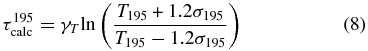 Equation (8)