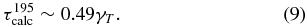 Equation (9)