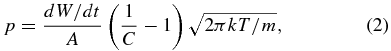 Equation (2)
