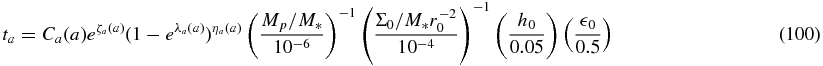 Equation (100)
