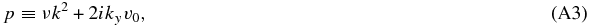 Equation (A3)