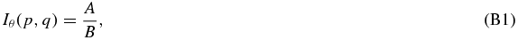Equation (B1)