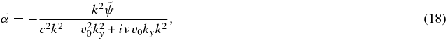 Equation (18)
