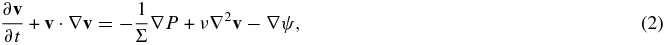 Equation (2)
