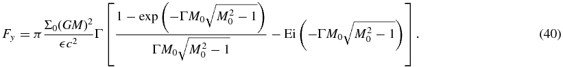 Equation (40)