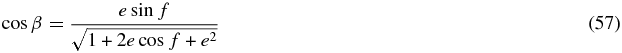 Equation (57)