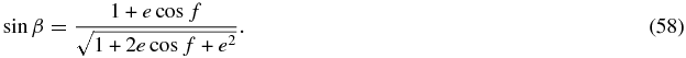 Equation (58)