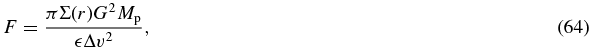 Equation (64)