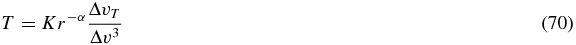 Equation (70)
