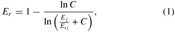 Equation (1)
