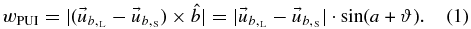 Equation (1)