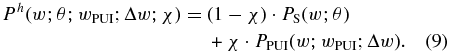 Equation (9)
