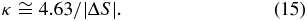 Equation (15)