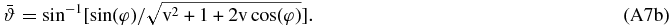 Equation (A7b)