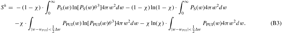 Equation (B3)