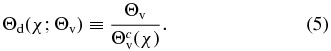 Equation (5)