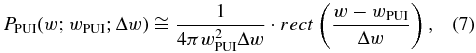 Equation (7)