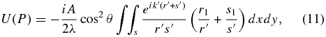 Equation (11)