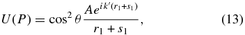 Equation (13)