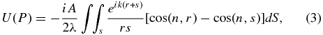 Equation (3)