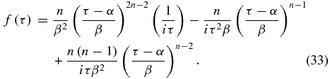 Equation (33)