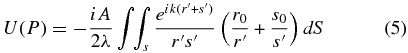Equation (5)