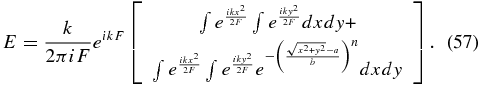 Equation (57)