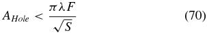 Equation (70)