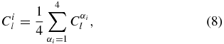 Equation (8)