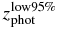 $z_{\rm phot}^{\rm low 95\%}$