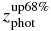 $z_{\rm phot}^{\rm up 68\%}$