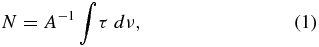 Equation (1)