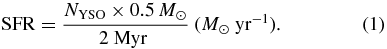 Equation (1)