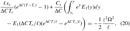 Equation (20)